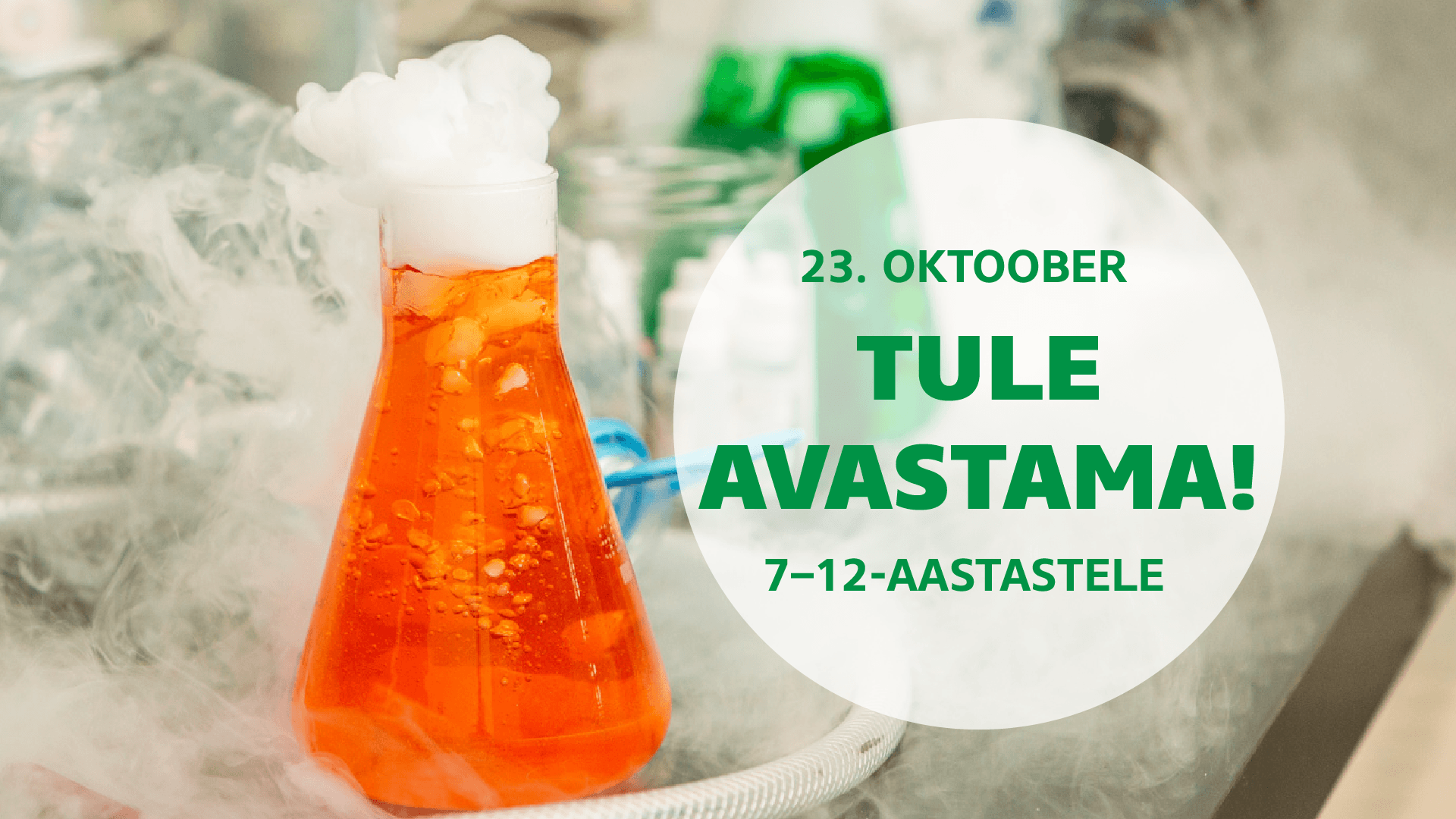 23. oktoobril on 7-12-aastased lapsed oodatud põnevale avastuspäevale