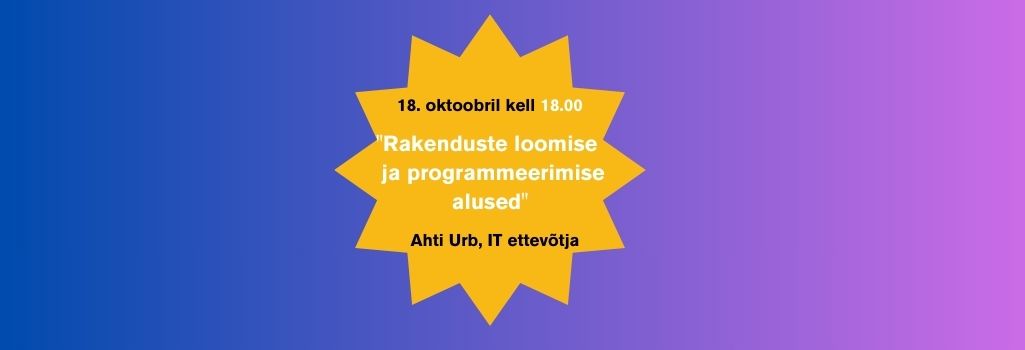 Karjääriõhtud alustavad jälle!