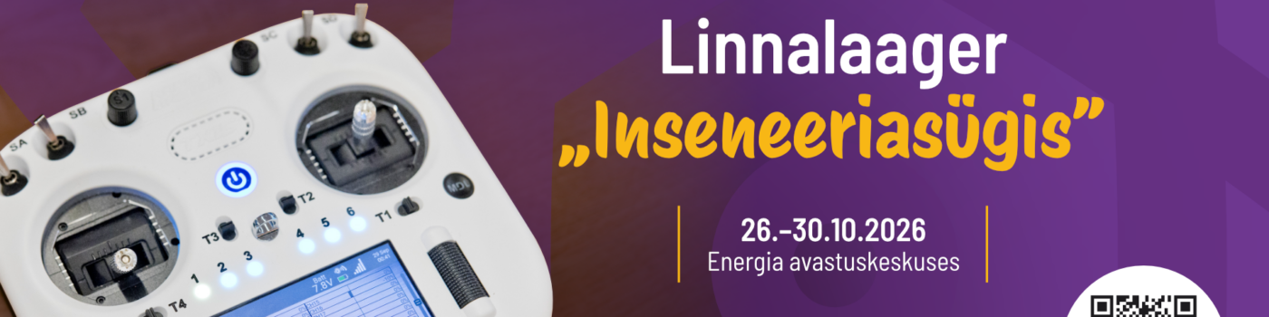 Ehita droone ja avasta kosmost! „Inseneeriasügis“ – linnalaager 7–12-aastastele 26.–30.10.2026